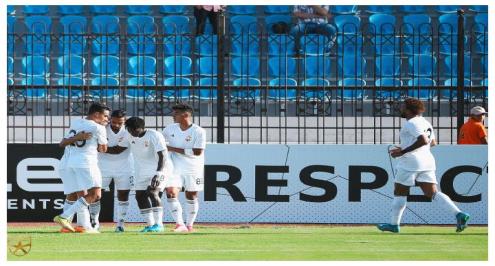 الجونة يهزم الداخلية بثنائية بلحاج وشيكودي